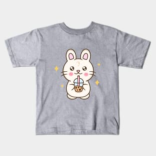 Boba tea Bunny Kids T-Shirt